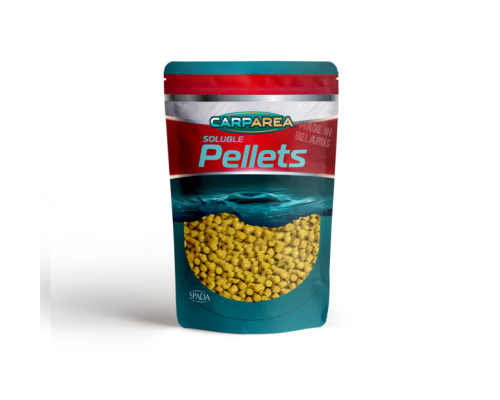 Пеллетс CarpArea «Soluble Pellets» (Honey/Мёд) 6мм,1кг