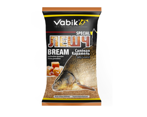 Прикормка Vabik Special Bream Salty Caramel "Лещ Соленая Карамель" (светлая), 1кг
