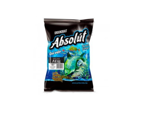 Прикормка зимняя Absolut Лещ (темная) холодная вода, 0.75к