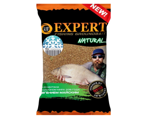 Прикормка зимняя Feeder.by EXPERT Natural холодная вода Лещ пряный кориандр 0.8 кг