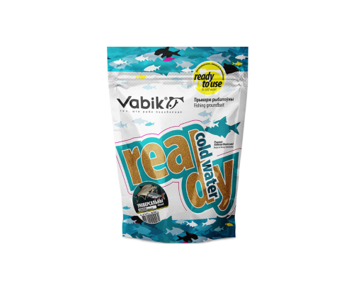 Прикормка увлажненная Vabik Ready Cold Water "Универсальная" (коричневая), 0.75кг