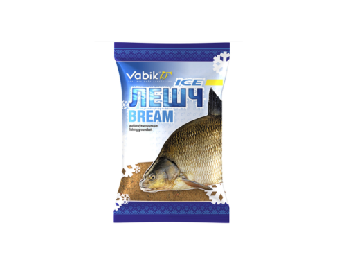 Прикормка зимняя Vabik Ice Лещ (жёлто-коричневая), 0.75кг