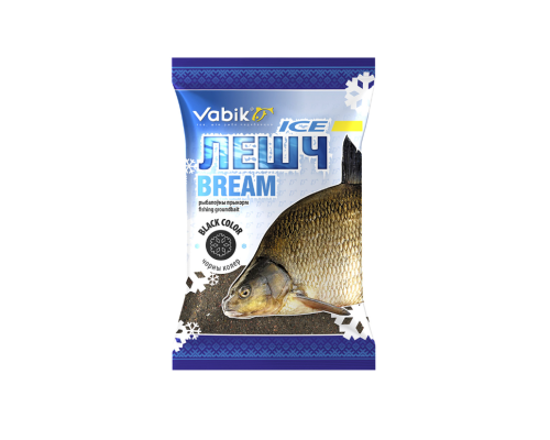 Прикормка зимняя Vabik Ice Лещ Черная (черная), 0.75кг