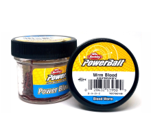 Силиконовая приманка Berkley Power Bait Micro Blood Worm 100 шт (мотыль мелкий)