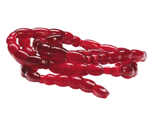 Силиконовая приманка Berkley Power Bait Maxi Blood Worm 100 шт (мотыль крупный)