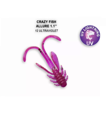 Силиконовая приманка Crazy Fish Allure 1.1" 46-27-12-6