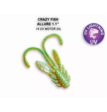 Силиконовая приманка Crazy Fish Allure 1.1" 46-27-14-6