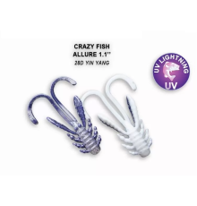 Силиконовая приманка Crazy Fish Allure 1.1" 46-27-28d-6