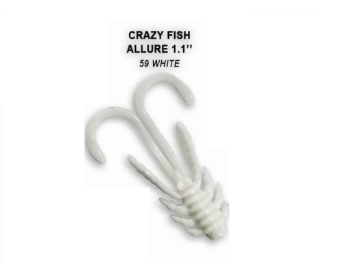 Силиконовая приманка Crazy Fish Allure 1.1" 46-27-59-6