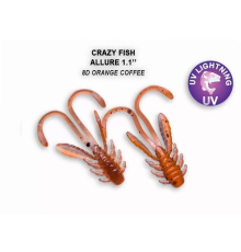 Силиконовая приманка Crazy Fish Allure 1.1" 46-27-8d-6