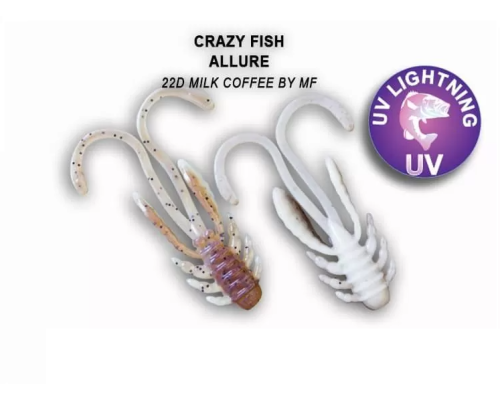 Силиконовая приманка Crazy Fish Allure 1.6" 23-40-22d-6