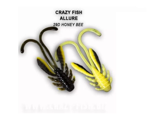 Силиконовая приманка Crazy Fish Allure 1.6" 23-40-29d-6
