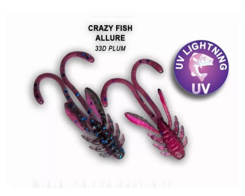 Силиконовая приманка Crazy Fish Allure 1.6" 23-40-33d-6