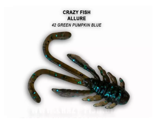 Силиконовая приманка Crazy Fish Allure 1.6" 23-40-42-6