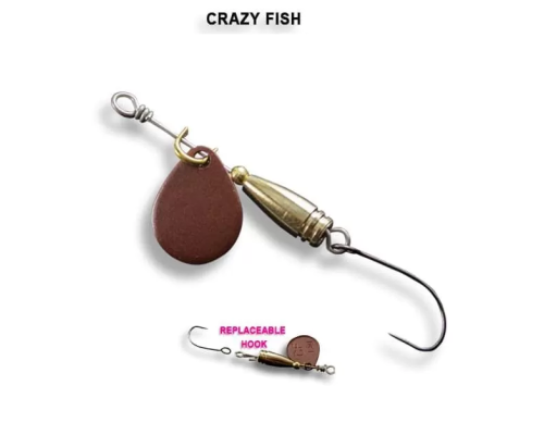 Блесна вращающаяся Crazy Fish Beager 2,1г #3