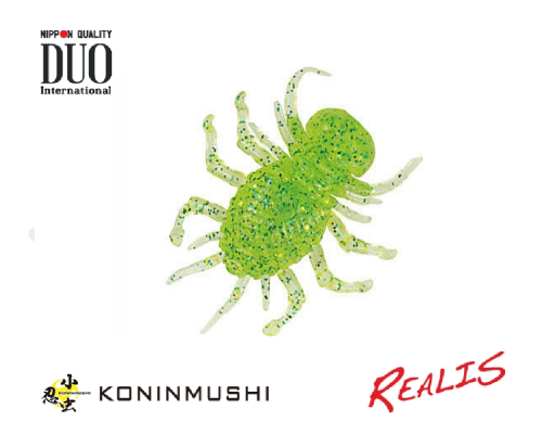 Силикон DUO Koninmushi 1.27'' #F037 (4 шт в уп.)