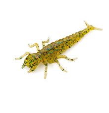 Личинка FishUp Diving Bug 2'' (8шт) цвет 036 - Caramel/Green & Black