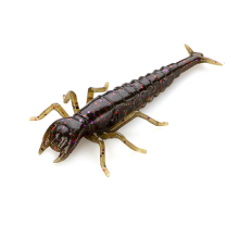 Личинка FishUp Diving Bug 2'' (8шт) цвет 050 - Green Pumpkin Brown/Black