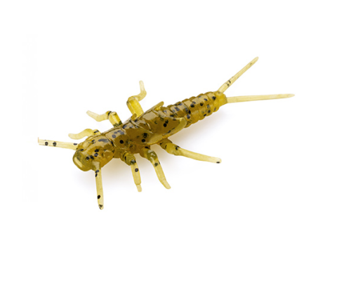 Личинка FishUp Stonefly 0.75" (12шт) цвет 074 – Green Pumpkin Seed