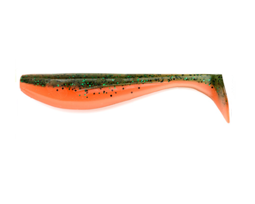 Виброхвост FishUp Wizzle Shad 3.0" (8шт) цвет 205 - Watermelon/Flo Orange