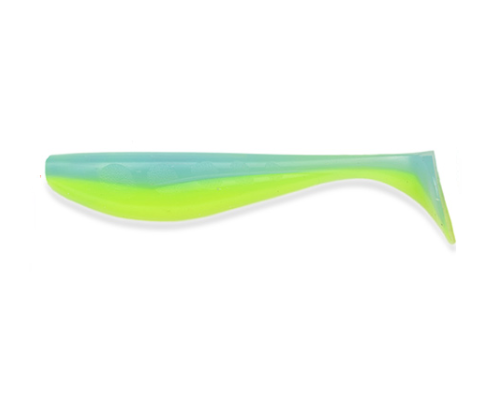 Виброхвост FishUp Wizzle Shad 3.0" (8шт) цвет 206 - Sky/Chartreuse