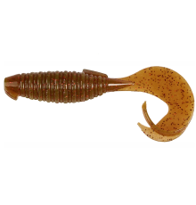 Силикон Keitech Flapper Grub 4.0'' цвет PAL07S Motor Oil Red Flake