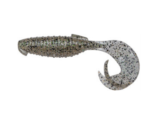 Силикон Keitech Flapper Grub 4.0'' цвет 320S Silver Shad