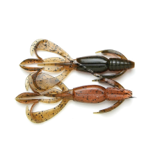 Силикон Keitech Crazy Flapper 3.6'' цвет 438T Green Pupkin Fire