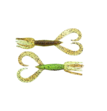 Силикон Keitech Little Spider 2.0'' цвет 401T Green Pumpkin Chartreuse