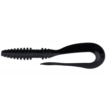 Силикон Keitech Mad Wag Slim 4.5'' цвет 001S Black