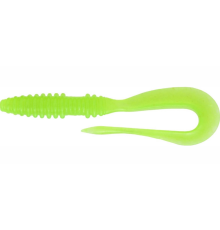 Силикон Keitech Mad Wag Mini 3.5'' цвет 026 Clear Chartreuse Glow