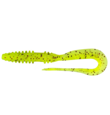 Силикон Keitech Mad Wag Slim 4.5'' цвет PAL01S Chartreuse Red Flake