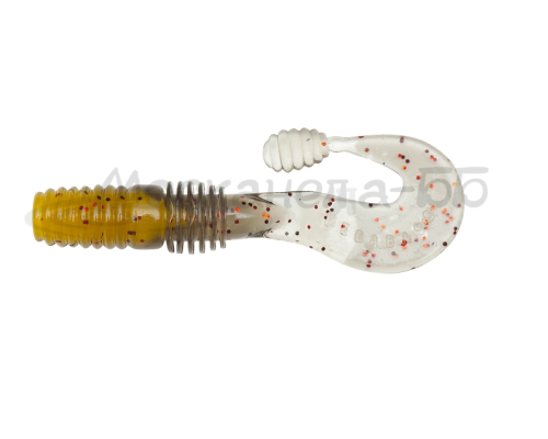 Силиконовые приманки Megabass Counter Grub 3.0'' #Smoke Caramel Core