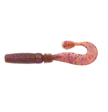Силиконовые приманки Megabass Counter Grub 3.5'' #Cinnamon/Purple Flake