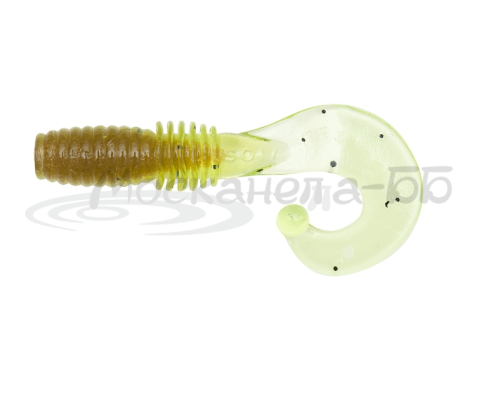 Силиконовые приманки Megabass Rocky Fry 1.5" P Curly Tail #Water Melon Clear