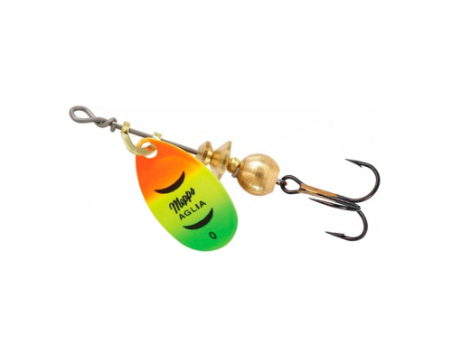 Блесна Mepps Aglia Fluo №0 #Tiger (2.5г)