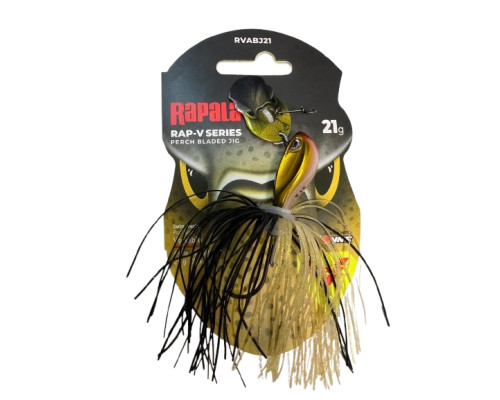 Чаттербейт Rapala Rap-V Perch Bladed Jig 21gr Gold