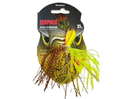 Чаттербейт Rapala Rap-V Perch Bladed Jig 21gr Hot Tiger