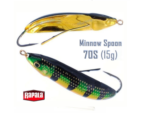 Блесна Rapala Minnow Spoon 15 гр цвет FLP (незацепляйка)