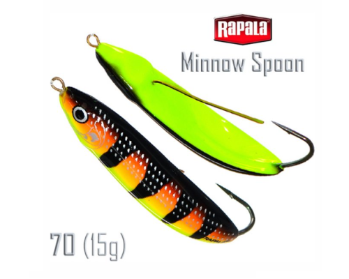 Блесна Rapala Minnow Spoon 15 гр цвет FYBT (незацепляйка)