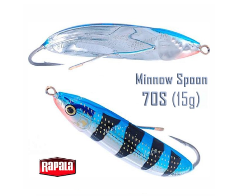 Блесна Rapala Minnow Spoon 15 гр цвет MBT (незацепляйка)