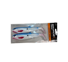 Приманка Savage Gear Cannibal Shad 15cm 33g #Blue White (2шт в уп)