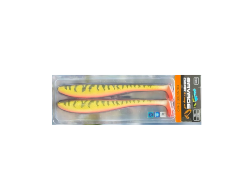 Приманка Savage Gear Monster Shad 22cm 60g #Pike Fire UV (2шт в уп)