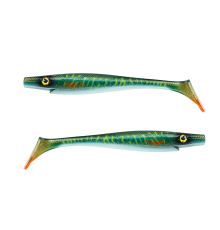 Приманка Strike Pro Pig Shad Tournament 180мм 30гр цвет MN3 Green Motoroil Pike UV