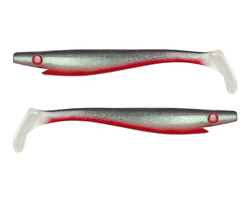 Приманка Strike Pro Pig Shad Tournament 180мм 30гр цвет SP18 Red Ghost Turkos holo
