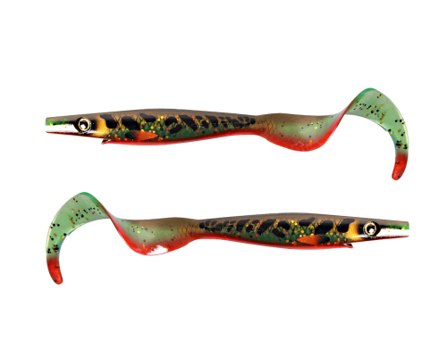 Приманка Strike Pro Pig Tail Junior 230мм 37гр цвет SP43 Leopard Burbot UV