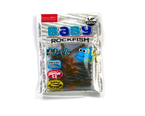 Виброхвост Lucky John Pro Series Baby Rockfish 1.2"/3.50см, 085 (20шт)