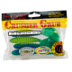 Твистеры съедобные Lucky John Pro Series Crusher Grub 4.5"/11.40см, T50 (4шт)