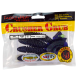 Твистеры съедобные Lucky John Pro Series Crusher Grub 4.5"/11.40см, T52 (4шт)