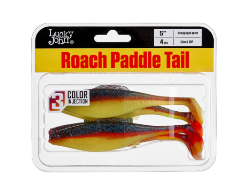 Виброхвосты Lucky John Roach Paddle Tail 5.0" цвет G07